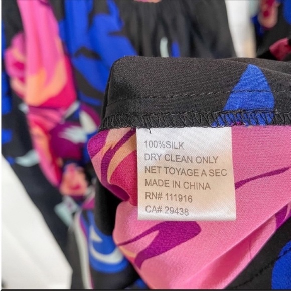 {SOLD} YUMI KIM ANTHROPOLOGIE Revolve Floral Long Sleeve Mini Dress Silk XS Pink - Picture 5 of 7